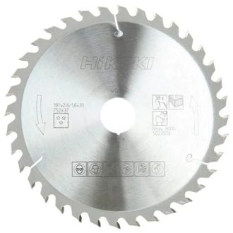   Hikoki TCT körfűrészlap 165x30/20mm Z18, fához, extra vékony, akkumulátoros gépekhez, 752412