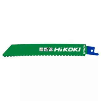   Hikoki orrfűrész/kardfűrészlap RCM32B 150,0/128,5x19,0x0,9mm, Bi-Metál, ívelt, fém-alu, 5db/cs, 752678