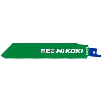   Hikoki orrfűrész/kardfűrészlap RM38B 150,0/128,5x25,0x1,1mm, Bi-Metál, fém-alu-színesfém, 5db/cs, 752683