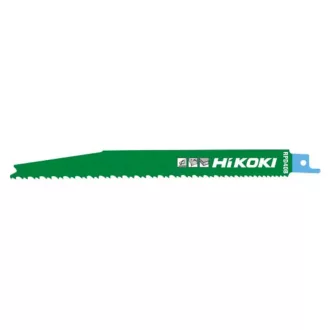   Hikoki orrfűrész/kardfűrészlap RD40B 200,0/178,5x19,0x1,25mm, Bi-Metál, fa-fém-pvc-üvegszál, prog., 200db/cs, 752006