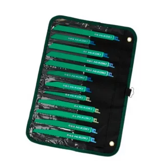 Hikoki orrfűrész/kardfűrészlap készlet, 12db-os, 752049