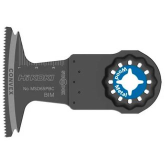   Hikoki multiszerszám kés, MSD65PBC, 65x40x0,6mm, precíziós, Bi-Metál, fa-fém-epoxy, 782723