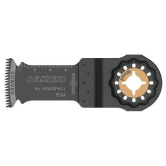   Hikoki multiszerszám kés, MSW32PCBJ, 32x50x0,6mm, precíziós, HCS, fa-parketta-keményfa, , 782737