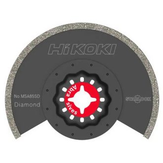   Hikoki multiszerszám kés, MSA85SD, 85x1,8mm, HM/TC, fuga-csempe-tégla-üvegszál-epoxy, 782762
