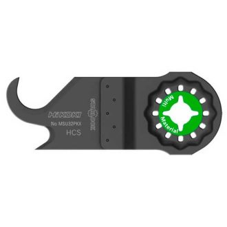   Hikoki multiszerszám kés, MSU32PK, 24x11x1,2mm, HCS, szőnyeg-karton-bőr, 782784