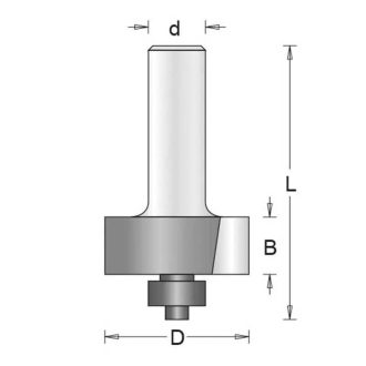   Hikoki marófej, falcmaró 6x31,7x12,7/50mm, golyóscsapággyal, 754025