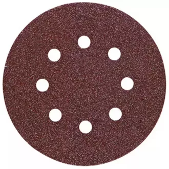   Hikoki tépőzáras csiszolókorong készlet 125mm/8lyuk K60/80/120, fa-fém-festék, 15db/készlet, 753100