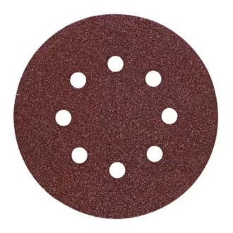   Hikoki tépőzáras csiszolókorong 125mm/GLS5(8lyuk) K60, fa-fém, 10db, 753102