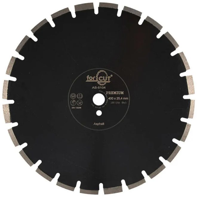 Flexmann For Cut gyémánttárcsa AS Prémium 300x2,8x10x18x25,4mm szegmentált, aszfalt, frissbeton, AS-5102 PREMIUM
