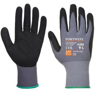   MV  Portwest A350 Dermiflex védőkesztyű M/8, PW-A350BKRM-8