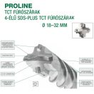 Hikoki TCT fúrószár SDS-Plus, 4élű 25,0x250/200mm, 783281