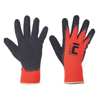   MV Cerva Palawan téli nylon latex mártott kesztyű, narancs-fekete 11, 0106001796110