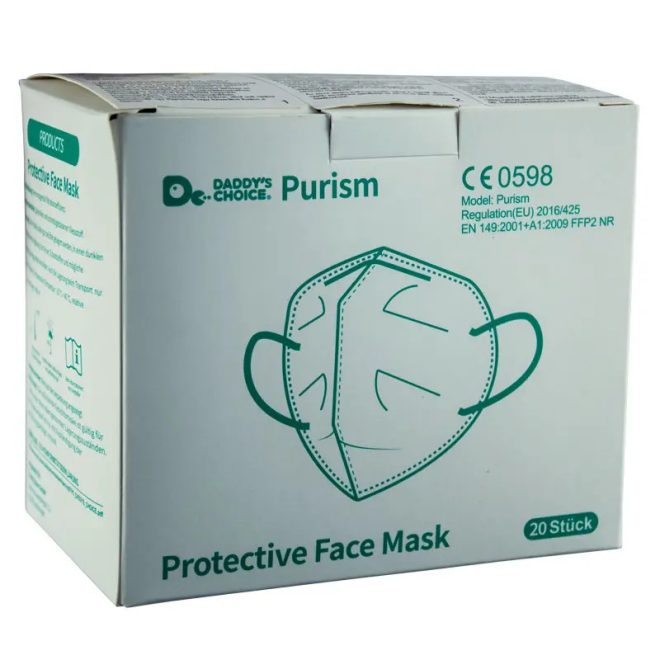 Pormaszk FFP2 szelep nélkül, ÁR 1db-ra értendő, 20db/cs. , PR066B