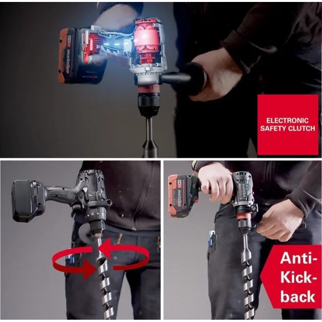 Metabo akkus 18V ütvefúró-csavarbehajtó 130Nm szénkefementes, SB 18 LTX BL I +2x5,2Ah Li-Ion akku+ ASC 55 töltő +metaBOX 145l, 602360650