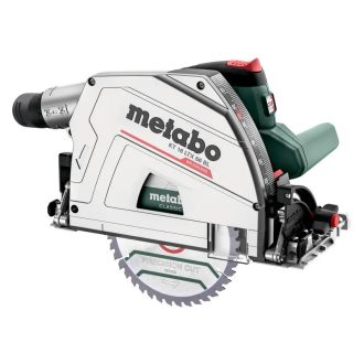   Metabo akkus 18V kézi merülő, körfűrész KT 18 LTX 66 BL +165x20mm fűrészlap +porzsák +metaBOX 340, akku és töltő nélkül, 601866840