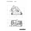 Metabo akkus 18V kézi merülő, körfűrész KT 18 LTX 66 BL +FS 160 vezetősín +165x20mm fűrészlap +porzsák +metaBOX 340, akku és töltő nélkül, 691172840