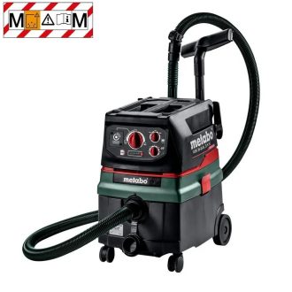   Metabo akkus 2x18V/1x36V nedves/száraz porszívó, szénkefementes ASR 36-18 BL 25 M SC elektromágneses rázóegységgel, akku és töltő nélkül, 2db M-es PES szűrő, 13kg, 602046850