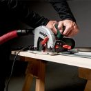 Metabo SET KS 66 FS kézi körfőrész 1500W, 190x30mm+ KFS 44 fejező sín + körfűrészlap +párhuzamvezető, 691196000