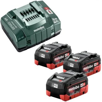   Metabo akkumulátor szett 3db 18V LiHD 5,2Ah Li-Power +ASC 145 töltő, 685074000