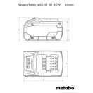 Metabo akkumulátor 18V 10,0Ah LiHD Li-Power, 1010g, 625549000