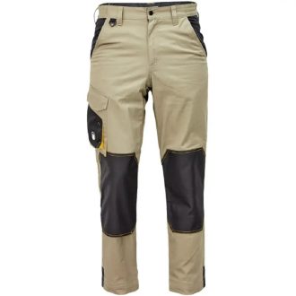   MC Cerva Cremorne munkavédelmi nadrág derekas világos olajzöld/fekete 62, 03020402E4062