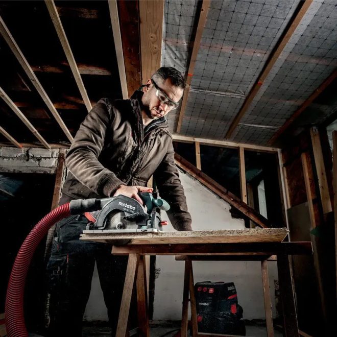 Metabo akkus 18V körfűrész 0-57mm 4600/min, KS 18 LTX 57 +metaBOX 340, akku és töltő nélkül, 601857840