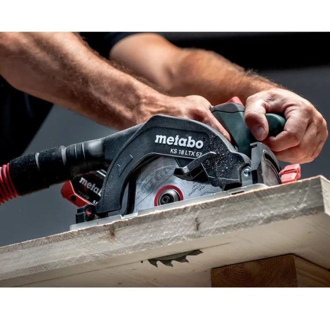 Metabo akkus 18V körfűrész 0-57mm 4600/min, KS 18 LTX 57 +metaBOX 340, akku és töltő nélkül, 601857840