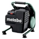 Metabo akkus 18V kompresszor szénkefement., 60l/min 8bar, Power160-5 18LTX BLOF+akku és töltő nélkül, 601521850