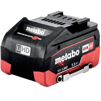   Metabo akkumulátor 18V 5,5Ah DS LiHD 980g, AIR COOLED, leesés ellen védő kengyellel, 624990000