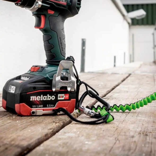 Metabo akkumulátor 18V 10,0Ah DS LiHD 1010g, AIR COOLED, leesés ellen védő kengyellel, 624991000