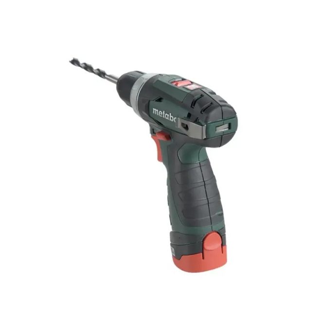 Metabo akkus 12V fúrócsavarozó 34Nm PowerMaxx BS Basic +2 db 2,0Ah Li-Power akku +LC 40 töltő +műanyag hordtáska , 600984500
