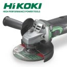 Hikoki akkus sarokcsiszoló 115mm 18V alapgép + 125mm-es 338845 burkolat, akku és töltő nélkül, kartonban, G18DSL2W4Z