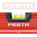 Lev Festa alumínium vízmérték 40cm, 3 libellás, ütésálló, pontosság 0,5mm/m, 15754