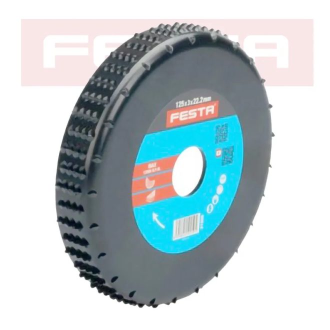 Lev FESTA reszelő marótárcsa 125x20mmx22,2mm, 21806