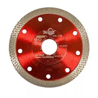   Flexmann For Cut gyémánttárcsa 115x1,2x10x22,2mm, piros, csempe, kőporcelán, K forma, FK-115