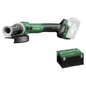   Hikoki akkus MultiVolt 36V szénkefementes sarokcsiszoló 125mm, variálható ford, AUTO mód akku és töltő nélkül, Hitboxban, G3613DVEW2Z