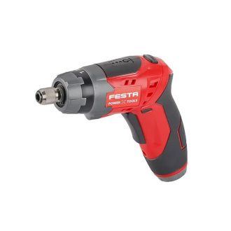   Lev FESTA akkus csavarozó 5V-0,5A töltő, hordozó és bitek(S5x50mm,PH1,PH2x50mm,H5x50mm,T20x50mm), 28008