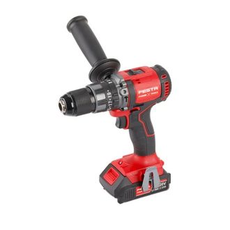   Lev FESTA akkus fúrókalapács kofferban+2,0 Ah akkumulátor+4,0 Ah akkumulátor+2,4 A töltő, kiegészítő fogantyú, 28000