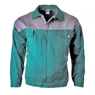   121 000 Dzseki 300g, 100% pamut Fenyőzöld/Szürke, L, 50, RW-121300G-50