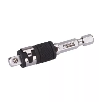   Lev Festa bit és dugókulcs adapter 1/4" hatlapú, 65mm, mágneses, gyorskioldós, 18597