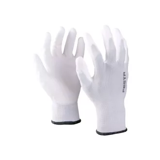   Lev Festa kesztyű, poliuretán, mártott, fehér, EN388, 11, XL, 50685
