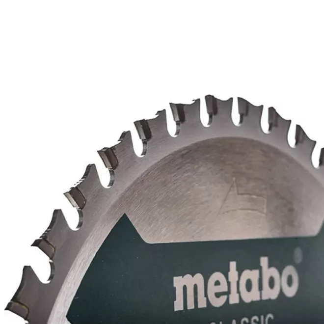 Metabo körfűrészlap 165x20mm Z40 FZ/TA 4° acél, szendvicspanel, 628651000