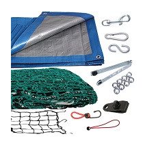 Takaróponyva, rakományrögzítő háló és kiegészítők