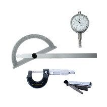 Szögmérő, szögmásoló, mikrométer, indikátor óra, hézagmérő