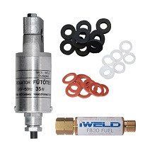 Biztonsági eszközök, tömítések, gázmelegítők