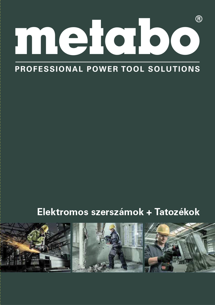 Metabo szerszám és tartozék katalógus 2018-19