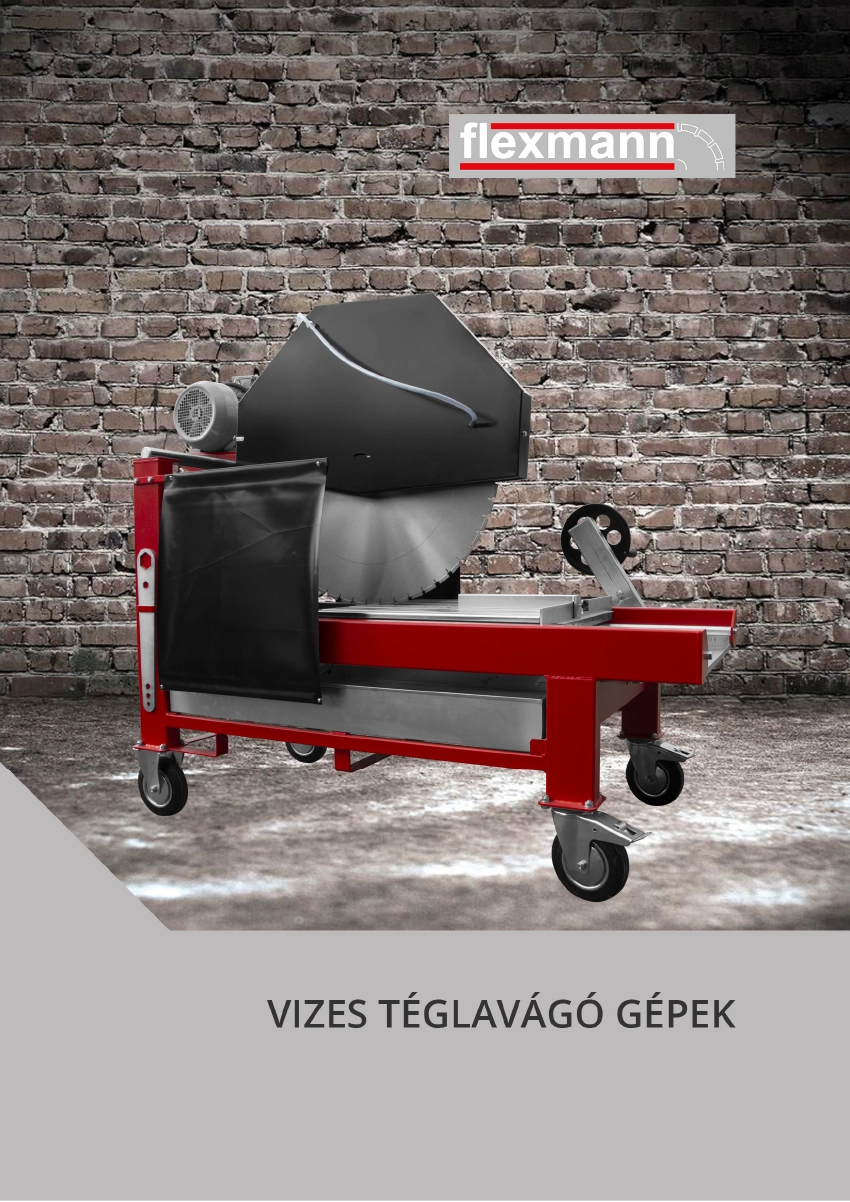 Flexmann Vizes Téglavágógépek
